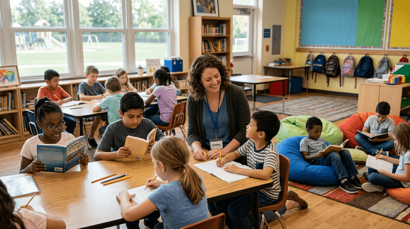 Kids deeply engaged at Maggie Magoo's® afterschool